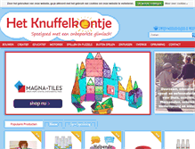 Tablet Screenshot of hetknuffelkontje.nl